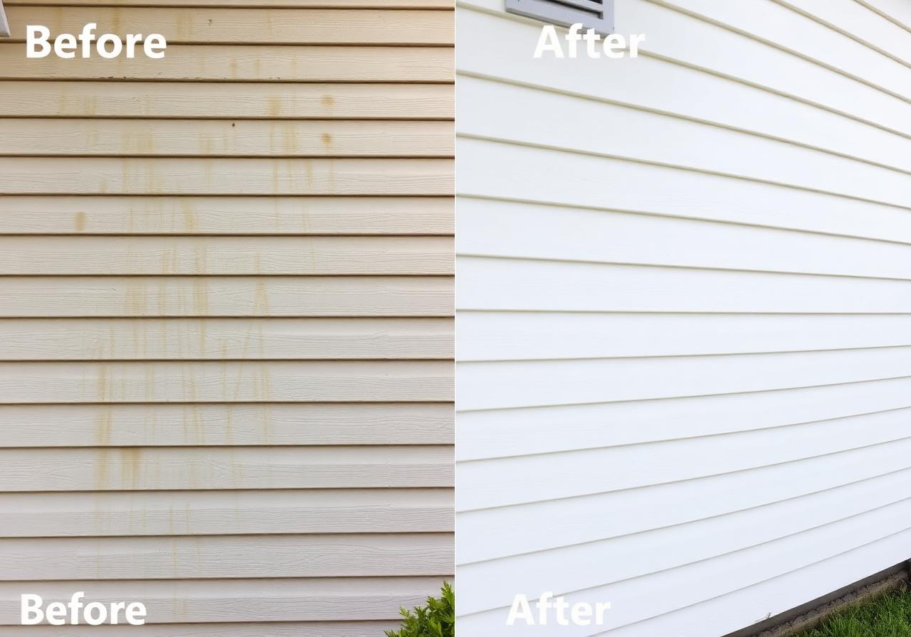House siding after
